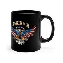 Load image into Gallery viewer, Printify Mug 11oz AMERICAN EAGLE    11oz Black Mug