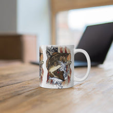 Load image into Gallery viewer, Printify Mug 11oz LARGEMOUTH BASS 11OZ COFFEE  CUP