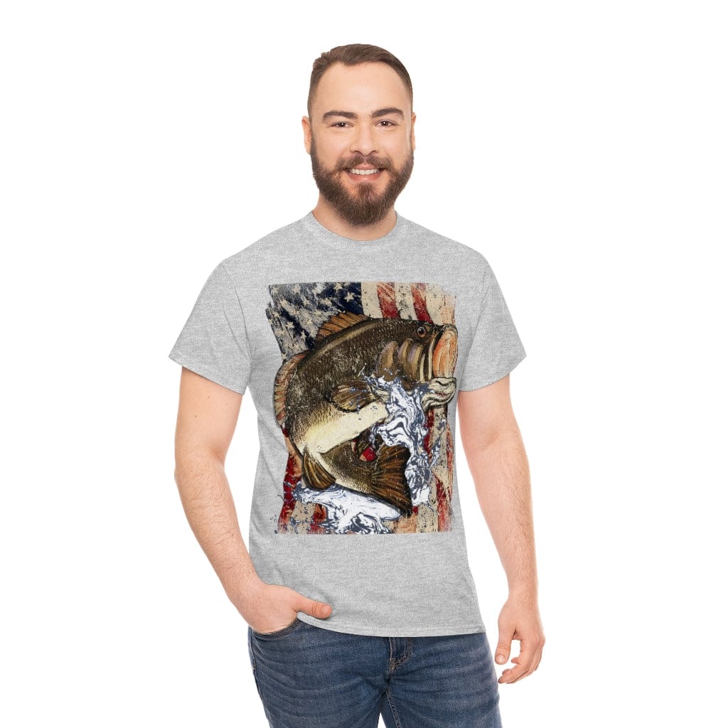 Fishing T-Shirt unisex Heavy Cotton Tee