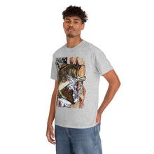 Load image into Gallery viewer, Printify T-Shirt JUMPING LARGEMOUTH BASS UNISEX HEAVY COTTON TEE